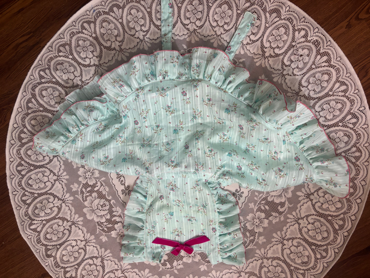 4T OOAK vintage Dimity Pinny